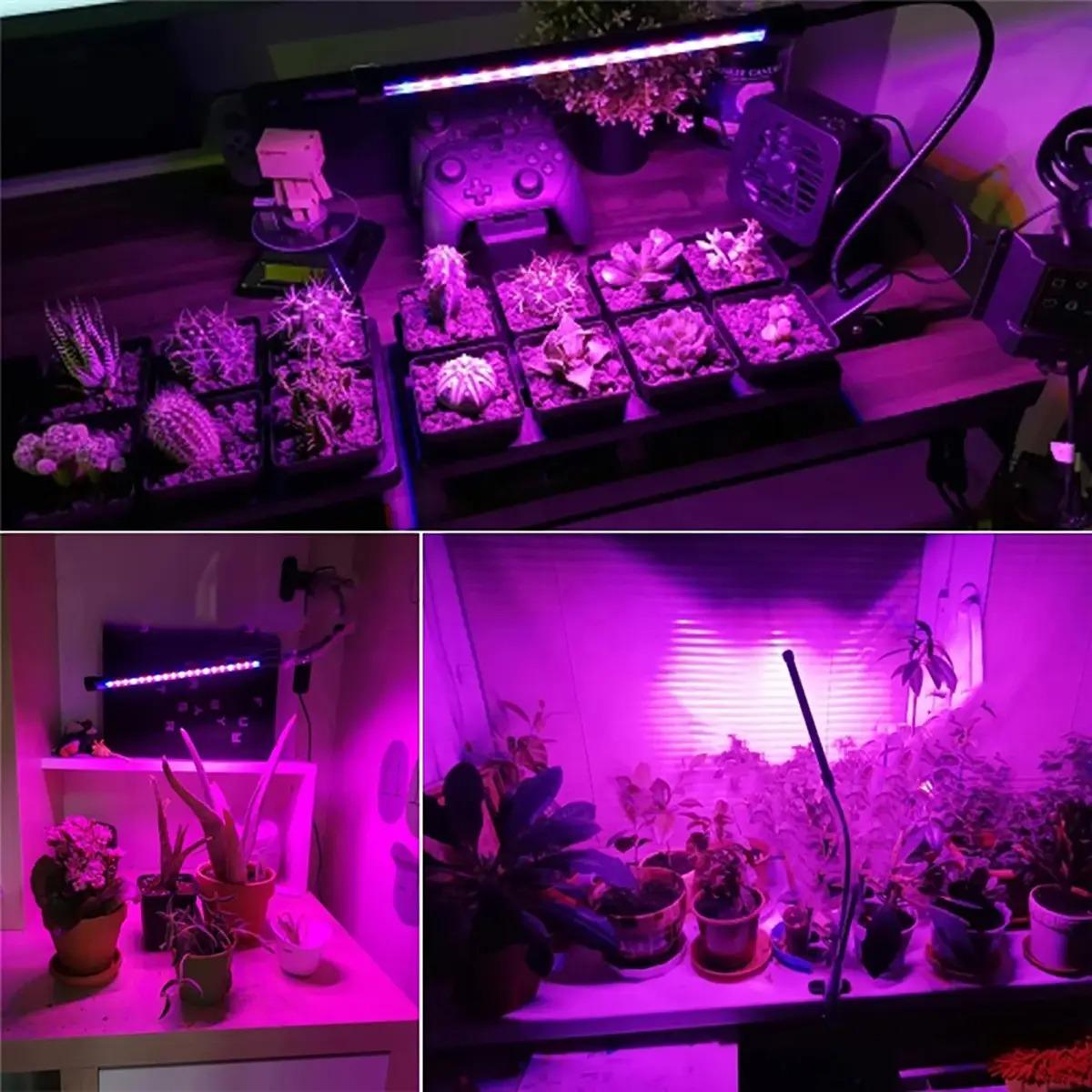 Фитолампа для растений Plant Grow Light со сменой цвета LED18 Вт Black (1009937) - фото 8