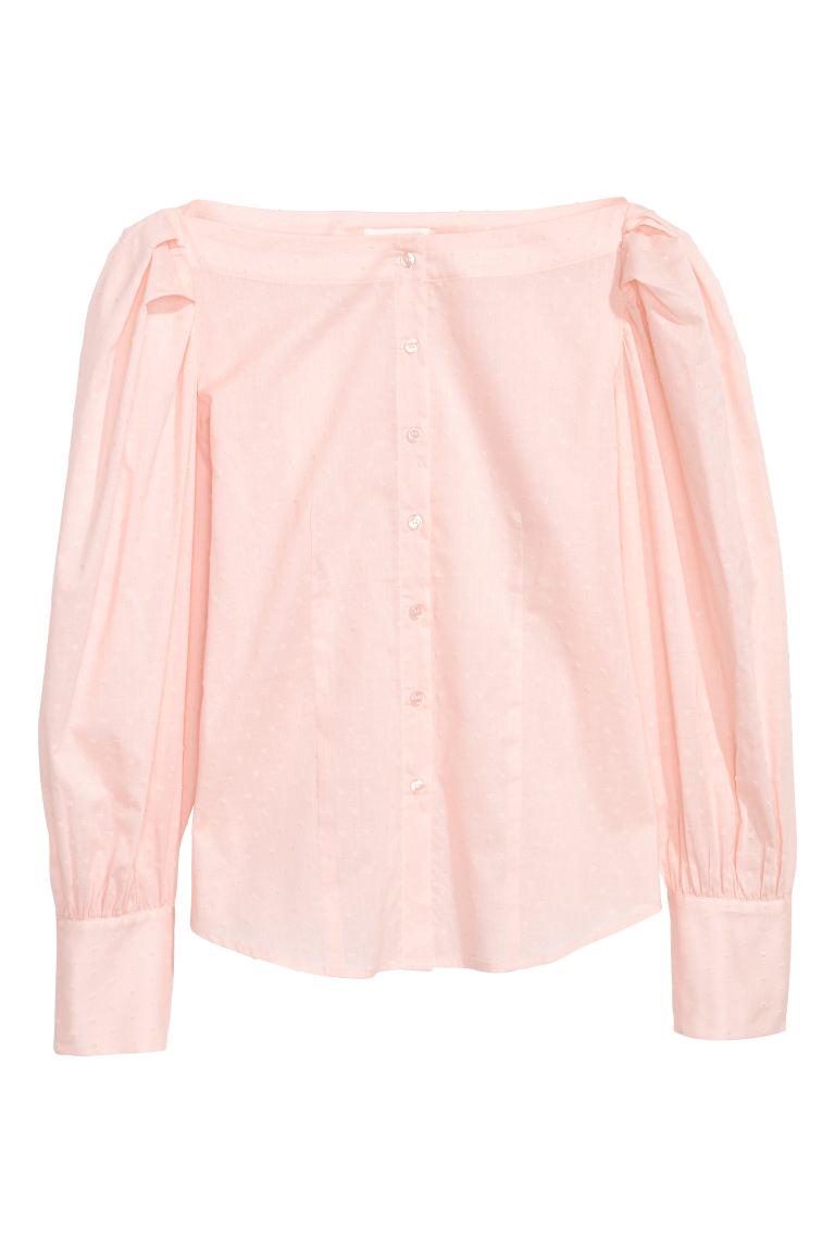 Блуза H&M р. 34 Персиковый (4066090257)