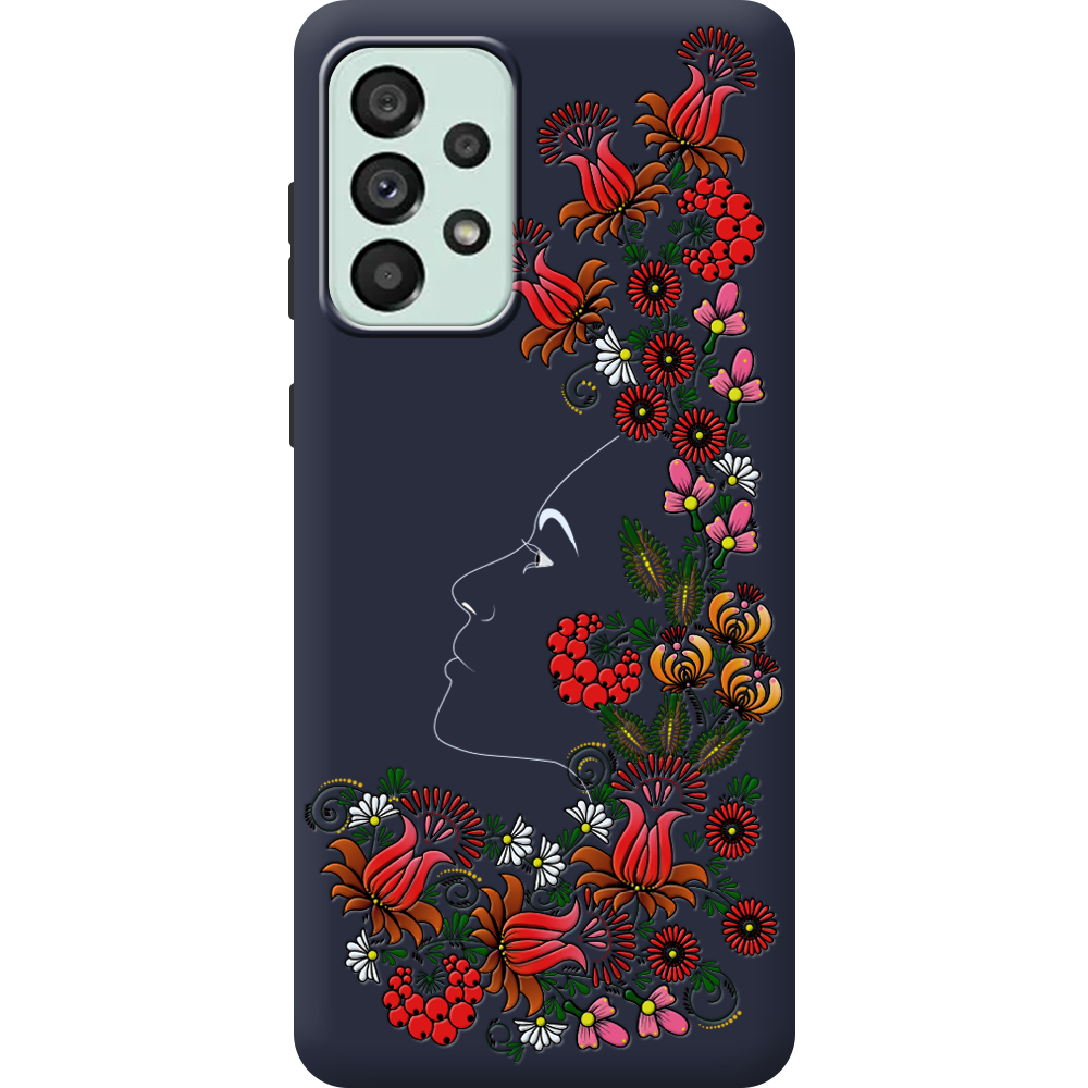 Чехол BoxFace Samsung Galaxy A33 5G (A336) 3D Ukrainian Muse Синий силикон (44140-bk64-44169)