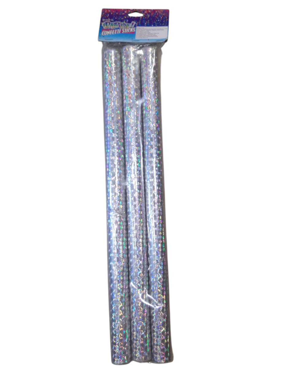 Серпантин стік 3 шт. 35 см Різнокольоровий (400485)