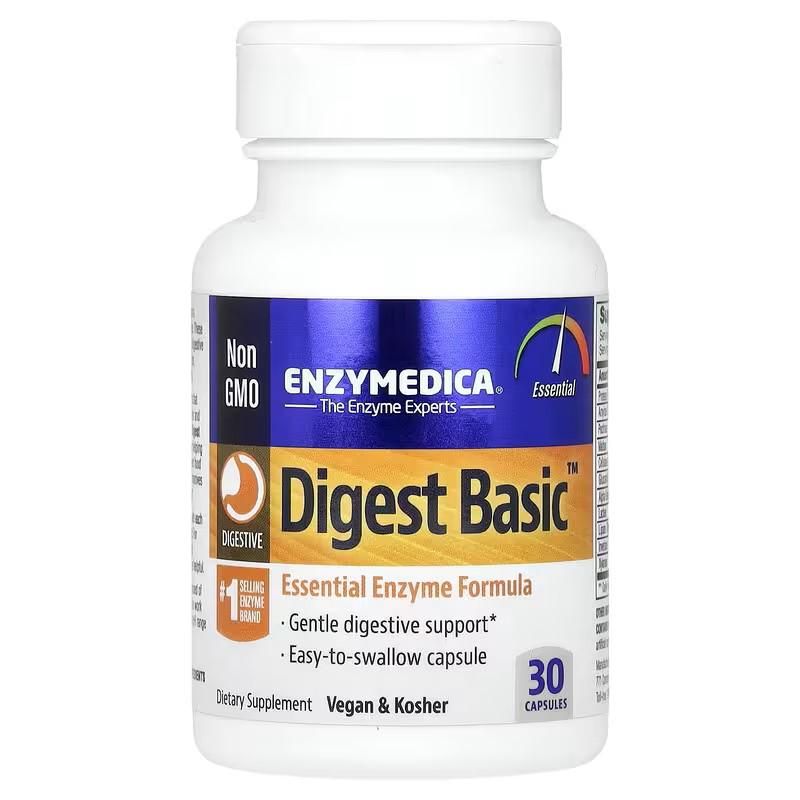 Ферменты пищеварительные Enzymedica Digest Basic Essential Enzyme Formula 30 капс.