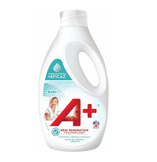 Гель для стирки детского белья А + Baby Sensitive 28 стирок 1,4 л.