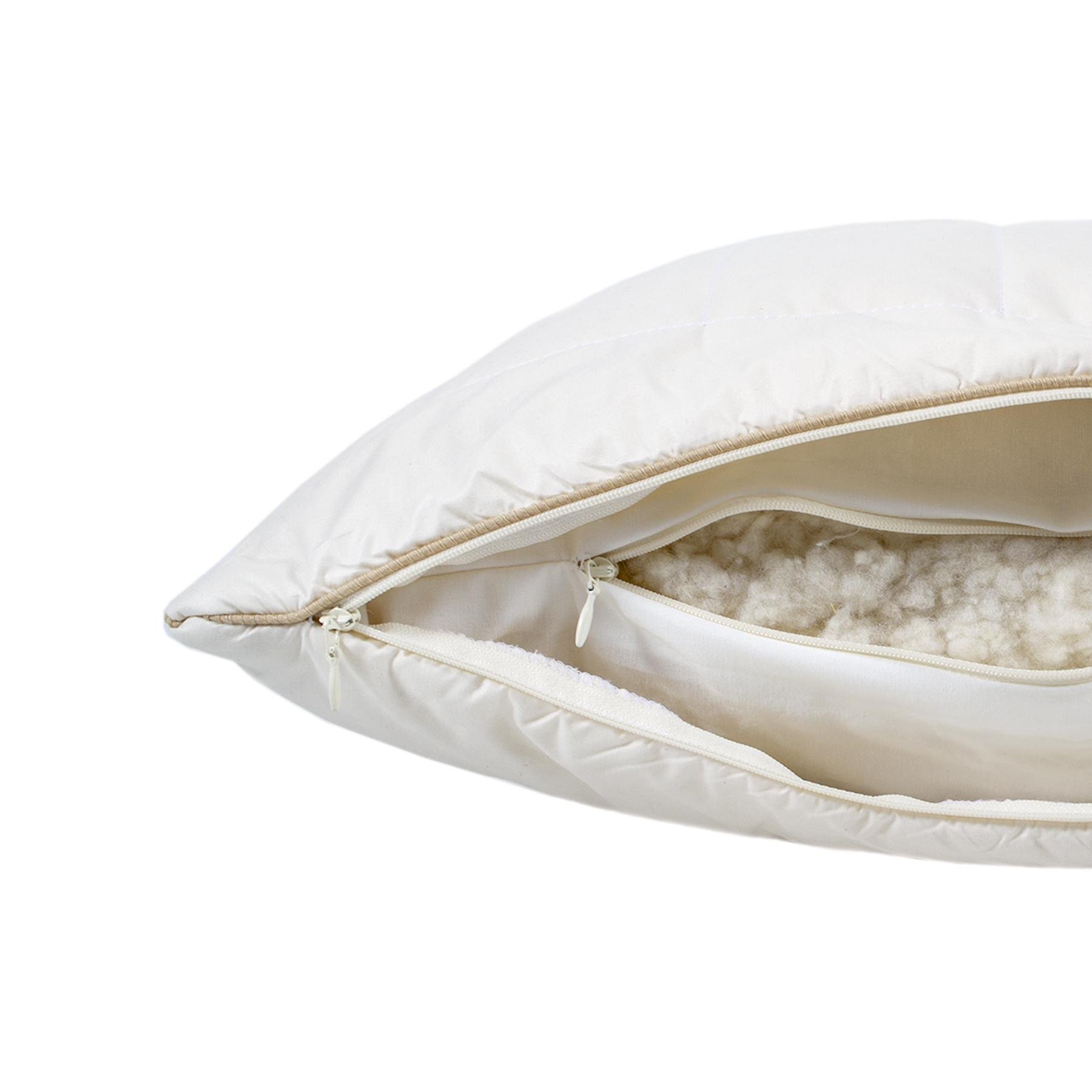 Подушка Penelope Wooly Pure вовняна антиалергенна 50x70 см (11683245) - фото 7 Подушка Penelope Wooly Pure вовняна антиалергенна 50x70 см (11683245) - фото 7