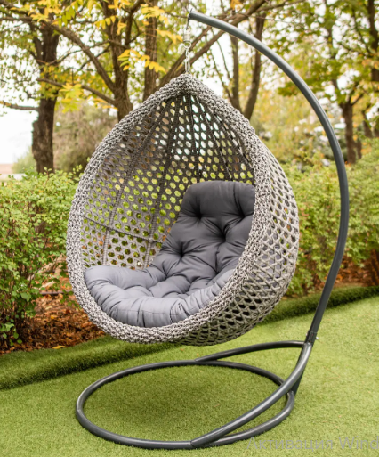 Кресло-кокон подвесное Kompred Колибри Премиум Серый (uk030/1.2)