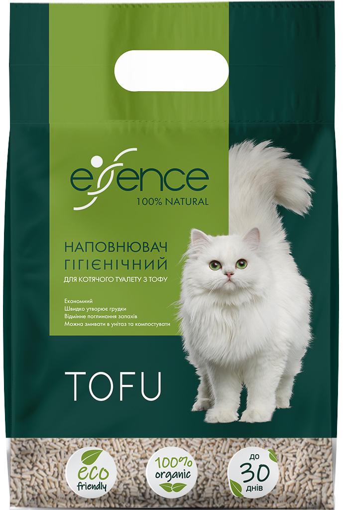 Наполнитель для кошачьего туалета Essence натуральный тофу 1,5 мм 6 л (4820261920055) - фото 2