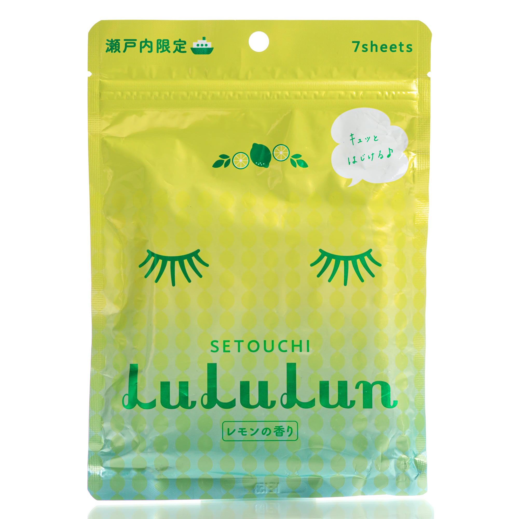 Маска зволожуюча тканинна Lululun Premium Face Mask Lemon лимон 7 шт. - фото 1