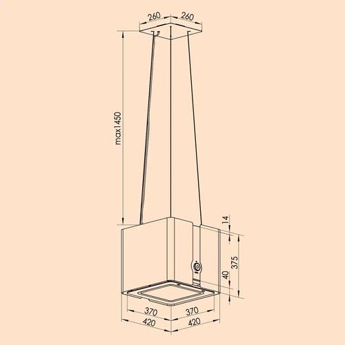 Вытяжка островная KLARSTEIN Futurelight Smart 420 м³/ч 200 Вт 62 дБ - фото 9