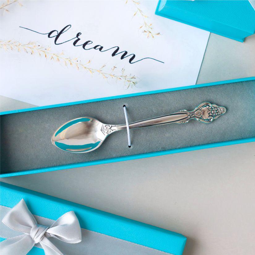 Ложка срібна дитяча на перший зуб