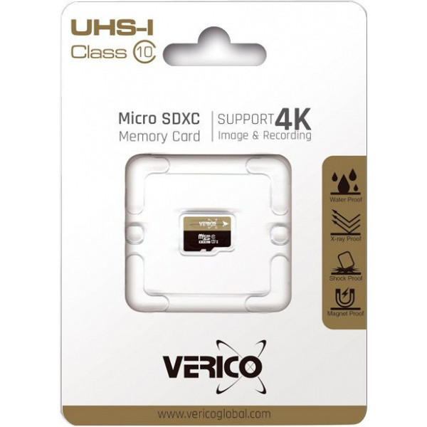 Карта памяти Verico microSDXC 64GB Class 10 UHS-1 (1MCOV-MDH963-NN)