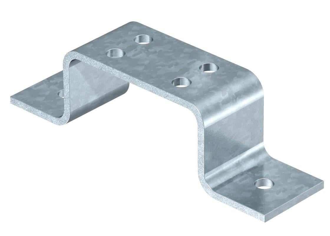 Скоба OBO bettermann 404x50x55 мм 12 соединительных отверстий ø 11 мм оцинкованная для шины уравнивания потенциалов (5016045)