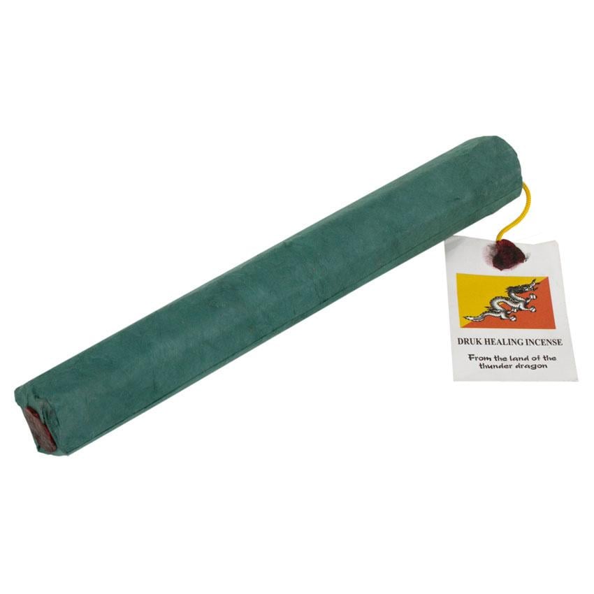 Благовония Бутанские DP Друг Хелинг Дракон Лечебные 19,5х2,8х2,8 см Зеленый (27892)