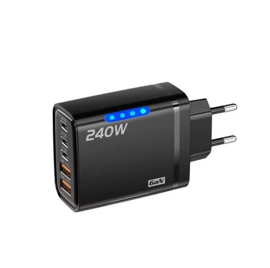 Зарядное устройство 240 W 2хUSB/3хType-C/PD QC 3.0
