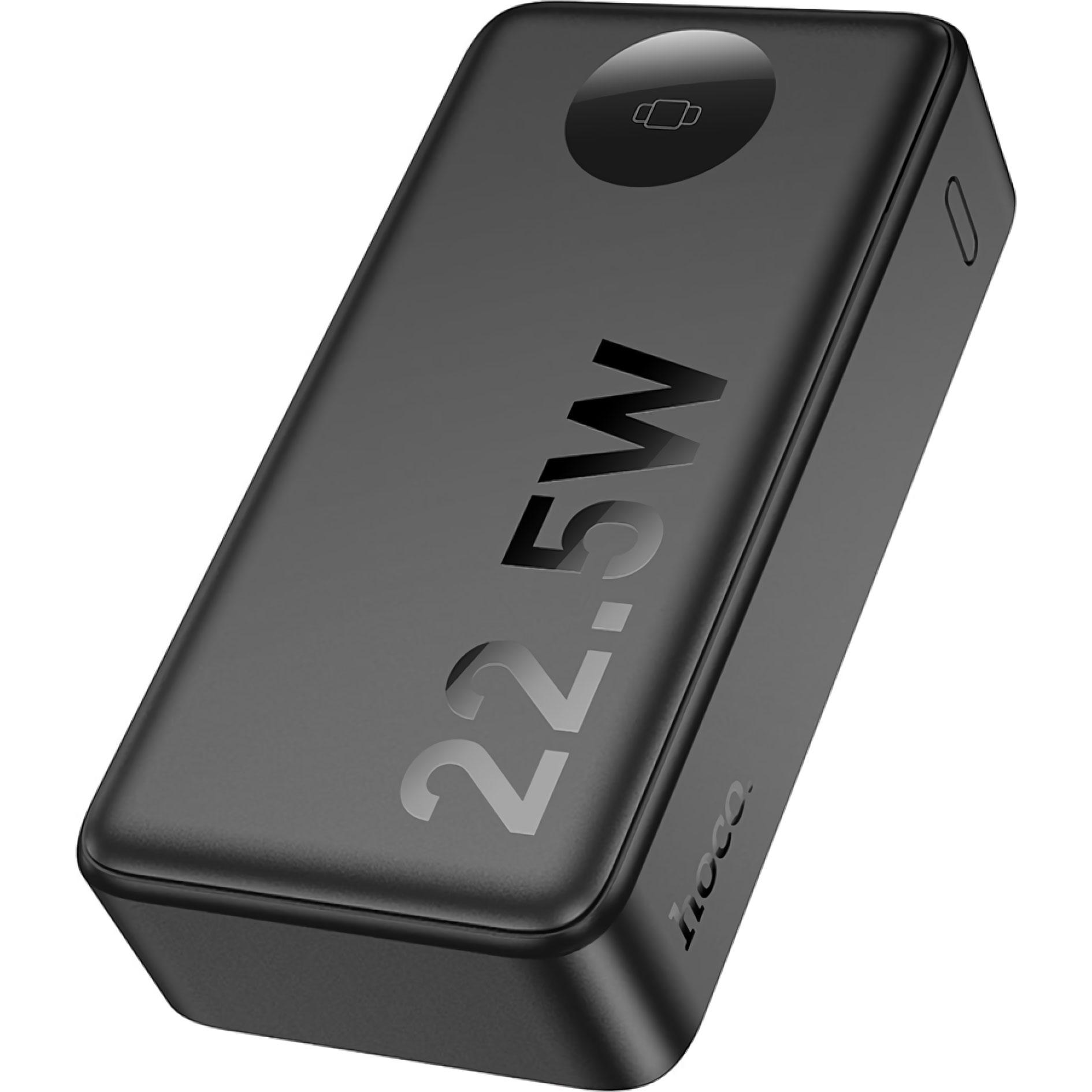 Внешний аккумулятор Hoco Q27B Jewel 10000 mAh 22,5W Black - фото 2 Внешний аккумулятор Hoco Q27B Jewel 10000 mAh 22,5W Black - фото 2