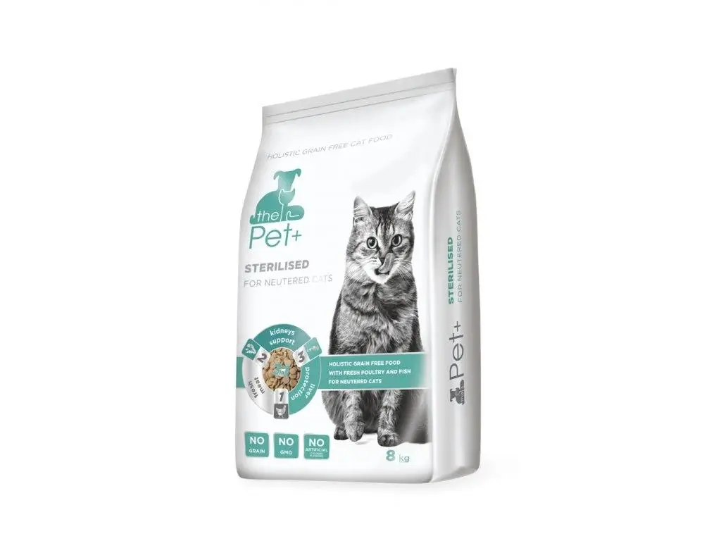 Корм сухий для стерилізованих котів thePet+ холістік беззерновий курка та риба 8 кг (2057) Корм сухий для стерилізованих котів thePet+ холістік беззерновий курка та риба 8 кг (2057)