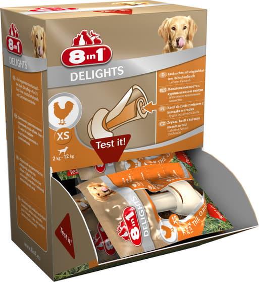 Кістка з курячим м'ясом 8в1 ласощі
ХS 7 см 30 шт. (26098)