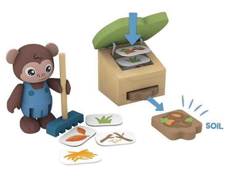 Деревянный набор Hape Органическая теплица E3416 для юных садоводов - фото 5 Деревянный набор Hape Органическая теплица E3416 для юных садоводов - фото 5