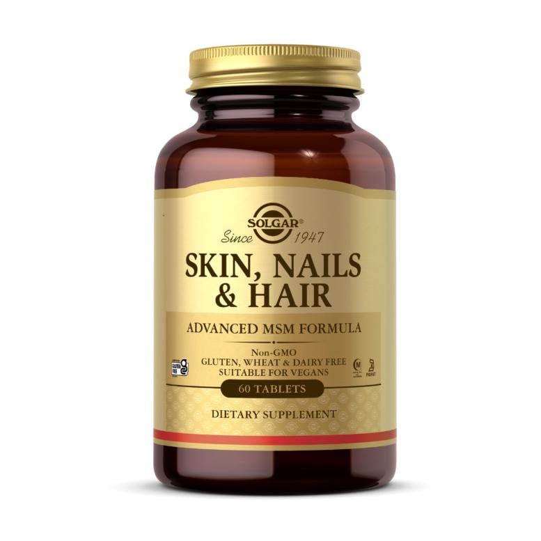 Витамины для волос кожи и ногтей из MSM Solgar Skin Nails & Hair 60 табл.