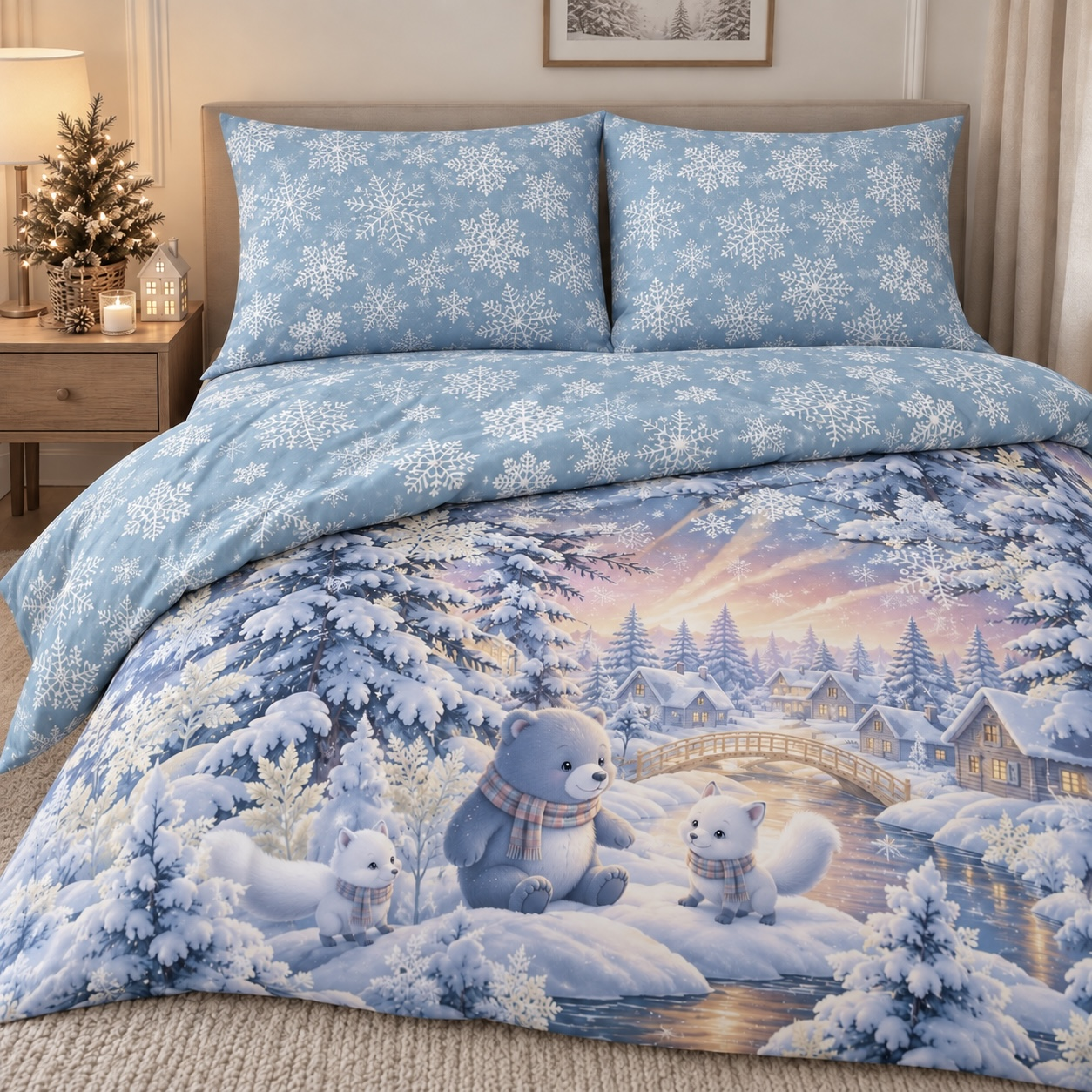 Пододеяльник PaniPava Winter Tale бязь 110х140 см (92109791) - фото 3 Пододеяльник PaniPava Winter Tale бязь 110х140 см (92109791) - фото 3