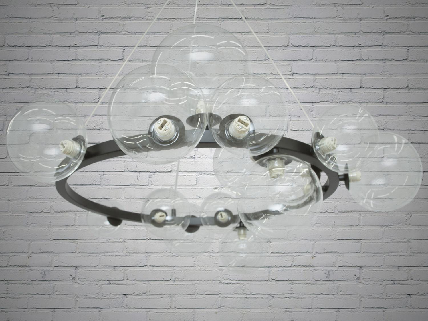 Люстра в стиле Loft Пузыри на 15 ламп (1948) - фото 2 Люстра в стиле Loft Пузыри на 15 ламп (1948) - фото 2