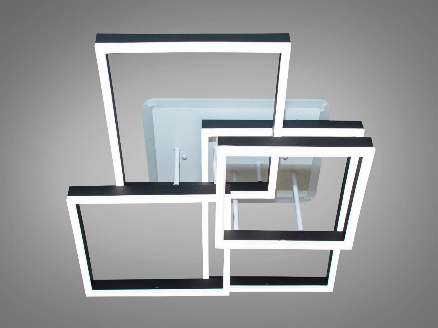 Люстра LED с пультом и 3 температурами света 160W Черный (7008BK LED 3color) - фото 4 Люстра LED с пультом и 3 температурами света 160W Черный (7008BK LED 3color) - фото 4