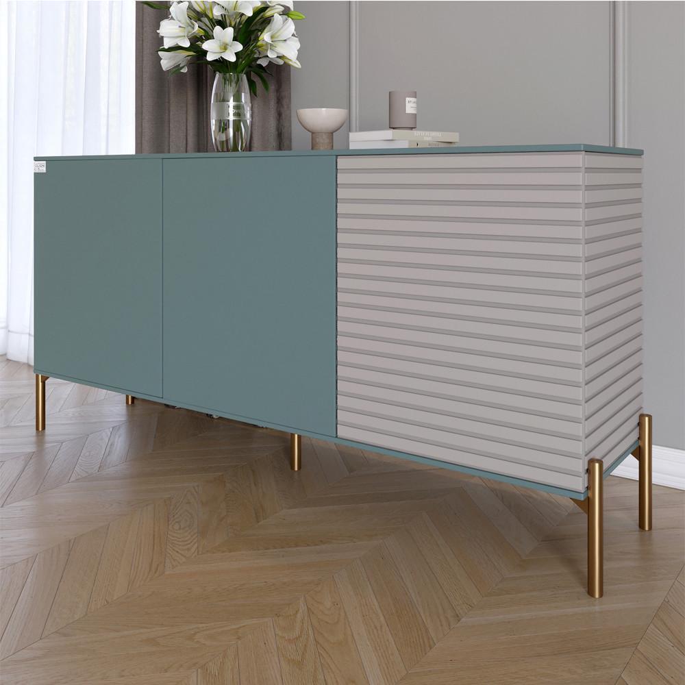 Комод закритий у вітальню на золотих металевих ніжках Lion Грей 154x38x76,5 см Граніт сірий/Кашемір (Lion-041867) - фото 1 Комод закритий у вітальню на золотих металевих ніжках Lion Грей 154x38x76,5 см Граніт сірий/Кашемір (Lion-041867) - фото 1