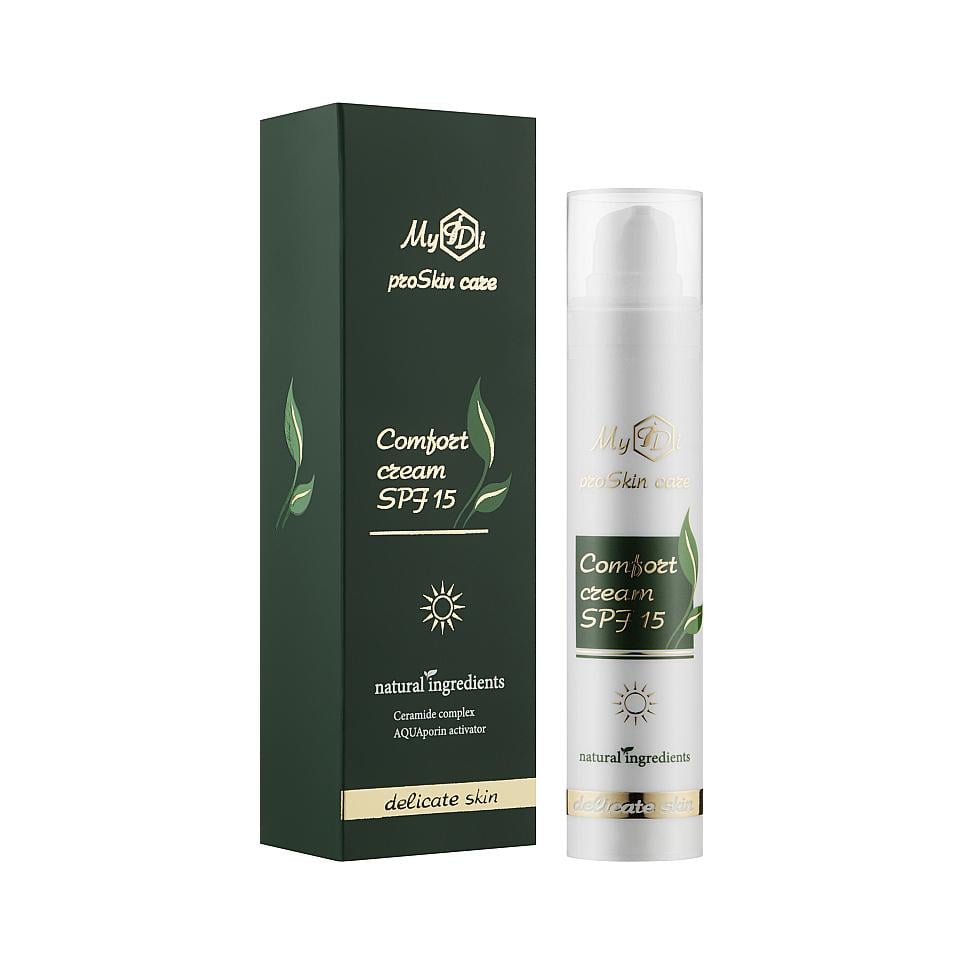 Відновлюючий денний крем для чутливої шкіри MyIDi Comfort cream SPF 15 50 мл (4821284851036)