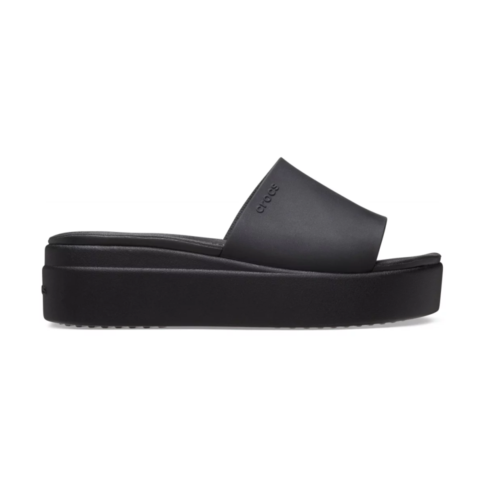 Шльопанці жіночі для пляжу Crocs Brooklyn Slide Black р. 40-41 Чорний (23967)