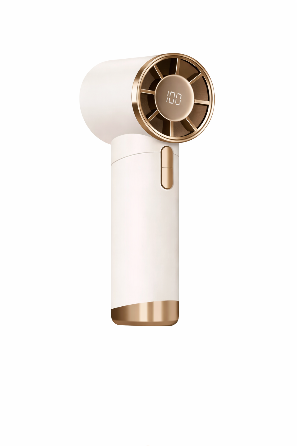 Мини-вентилятор ручной 1013 USB аккумуляторный с LED-дисплеем Золотистый (33675694) Мини-вентилятор ручной 1013 USB аккумуляторный с LED-дисплеем Золотистый (33675694)