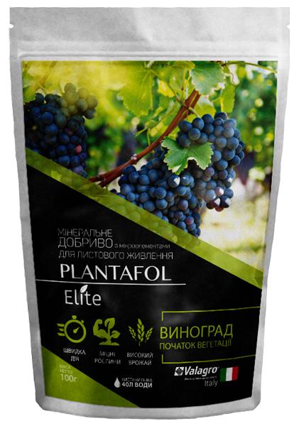 Удобрение комплексное минеральное для винограда начало вегетации Valagro Plantafol Elite NPK 30.10.10 100 г