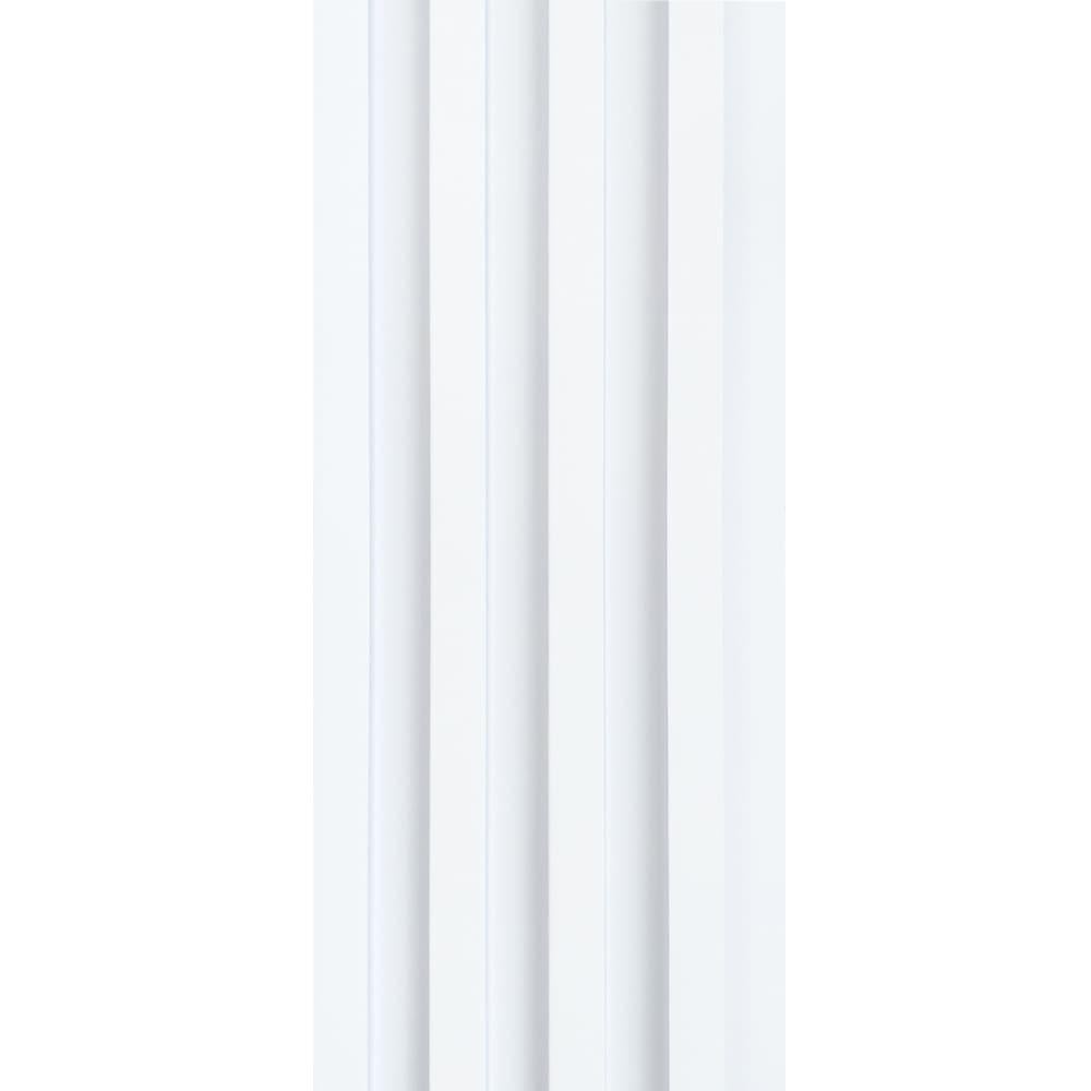 Рельсовая панель декоративная Sticker Wall WPC 160х3000х23 мм Перламутр (SW-00001533)