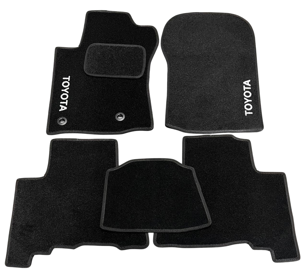 Килимки в салон ворсові для Toyota Land Cruiser Prado 150 2013- 5 шт. Чорний (27327263)