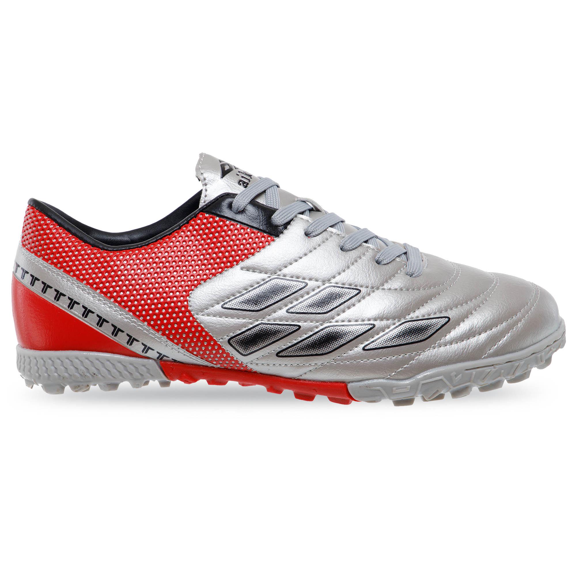 Сороконожки футбольные подростковые Zelart SP-Sport W-3-36-41 р. 41 Серебряный/Красный (DR011638)