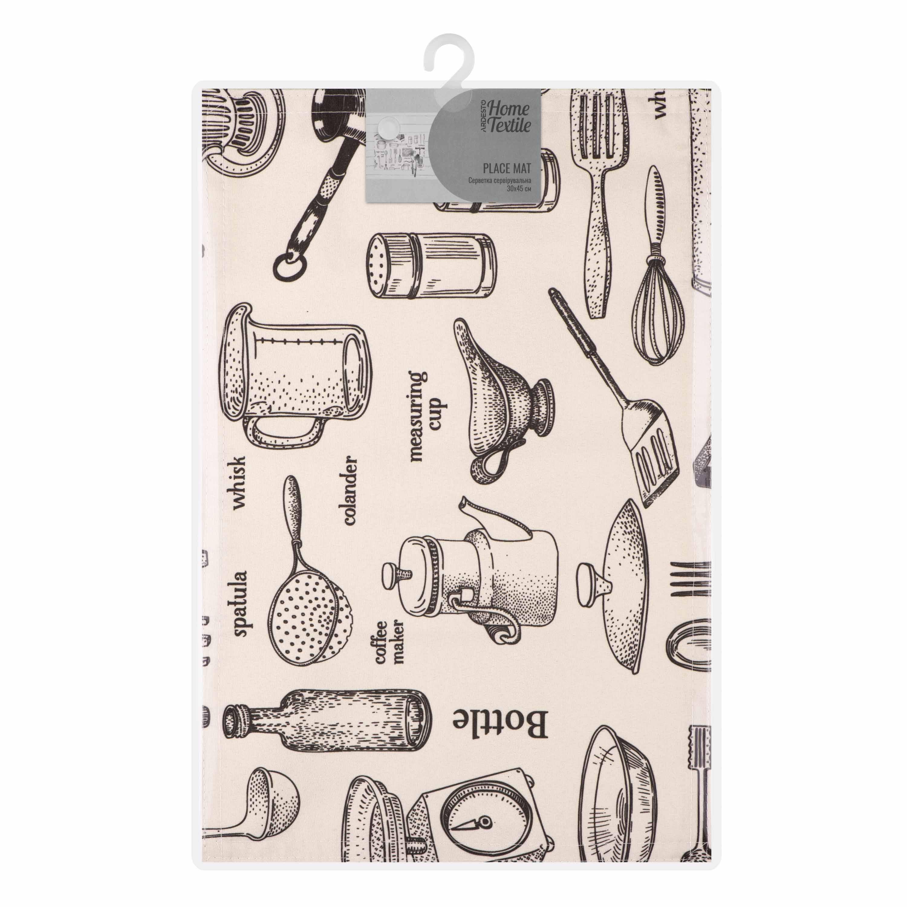 Салфетка сервировочная Ardesto Kitchen 30x45 см (ART06KN) - фото 5 Салфетка сервировочная Ardesto Kitchen 30x45 см (ART06KN) - фото 5