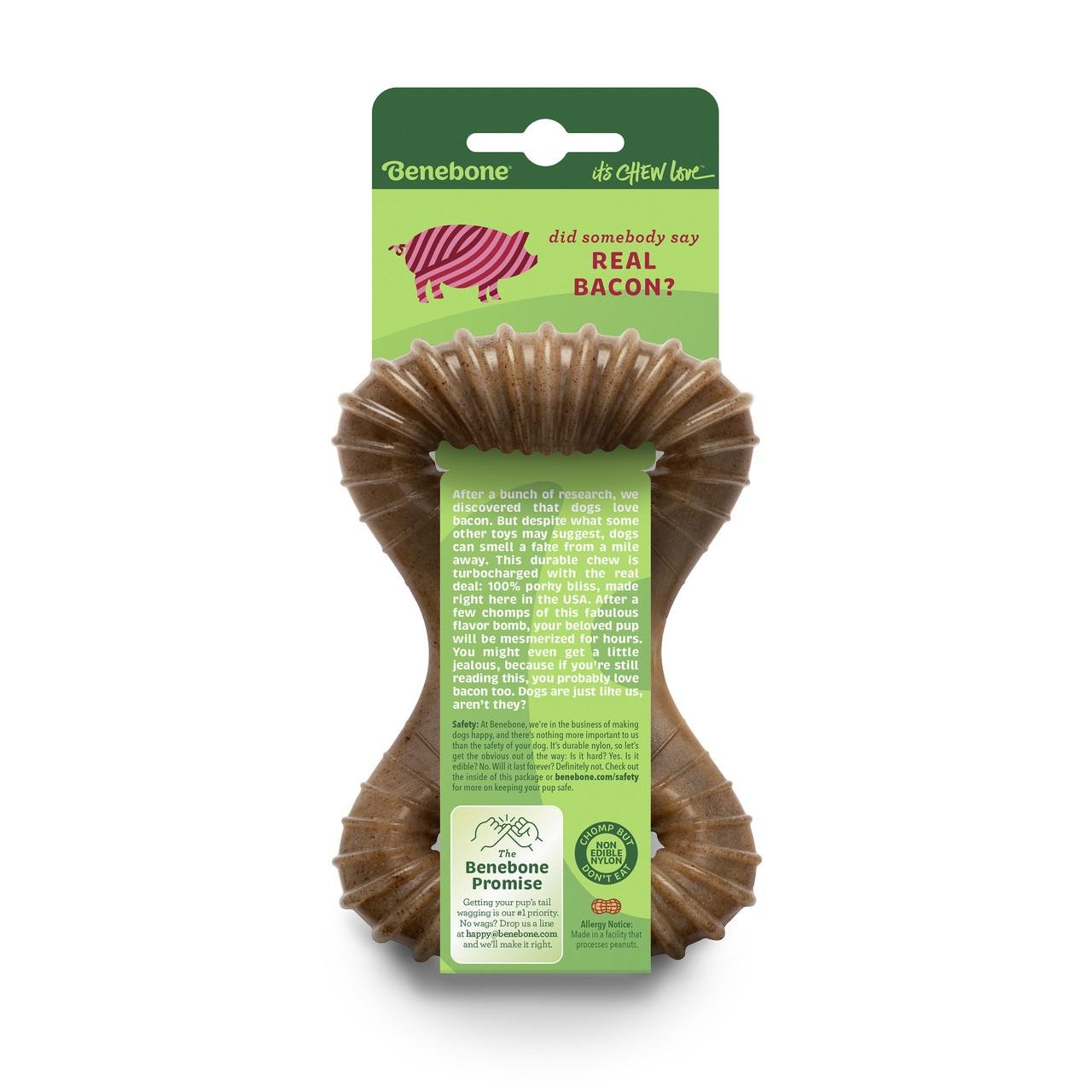Іграшка для собак Benebone Dental Chew Bacon зі смаком бекону S до 13 кг - фото 3 Іграшка для собак Benebone Dental Chew Bacon зі смаком бекону S до 13 кг - фото 3