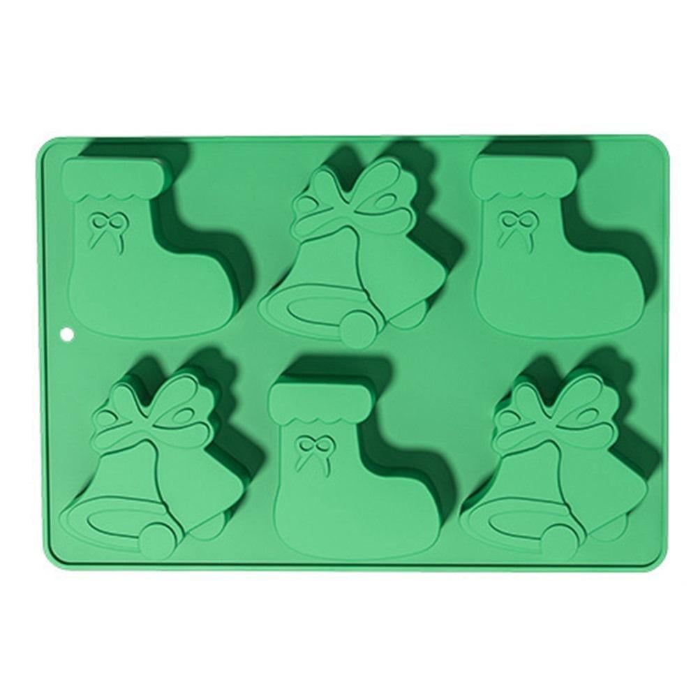 Форма для выпекания кексов Stenson MH-5252 25х17х3 см Зеленый (23941116)