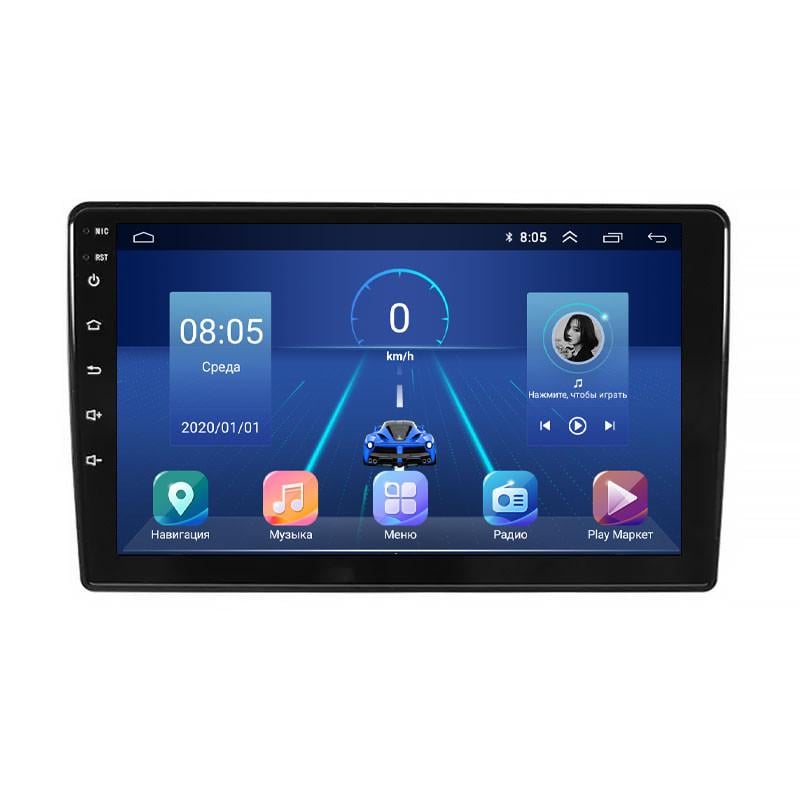 Автомагнітола 2 дин Lesko W-09 9" 4/64GB 4G Premium Wi Fi GPS Android