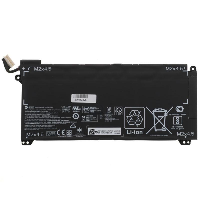 Аккумулятор для ноутбука HP Omen 15-dh0105TX 5685 mAh 11,55V (119653)