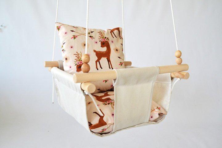 Дитяча гойдалка Infancy Оленя Молочне (9677829) - фото 2 Дитяча гойдалка Infancy Оленя Молочне (9677829) - фото 2