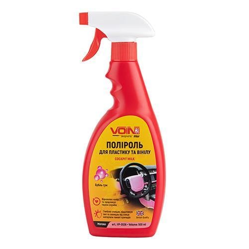 Полироль для пластика и винила Voin Бабл Гам матовая 500 мл (26035673)
