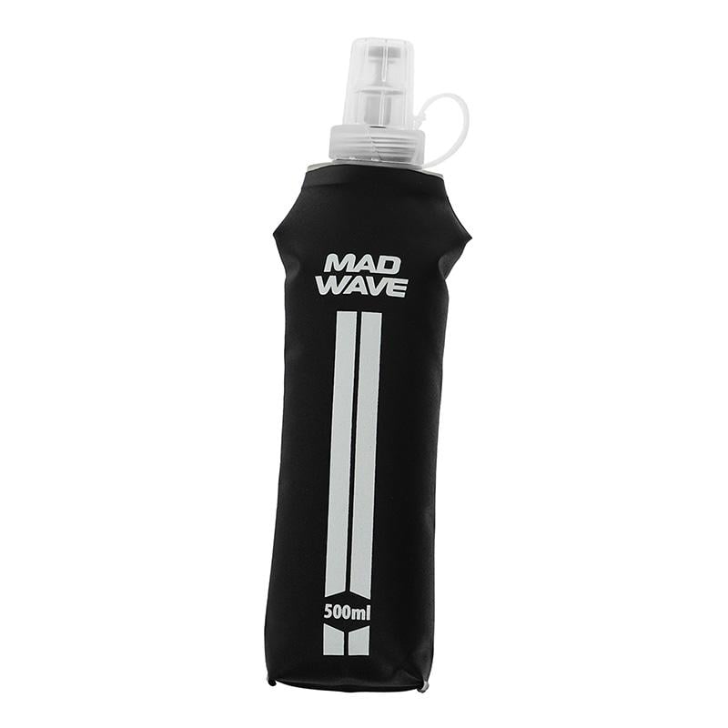 Бутылка для воды складная Mad Wave M1393061 500 мл Черный (09444001)