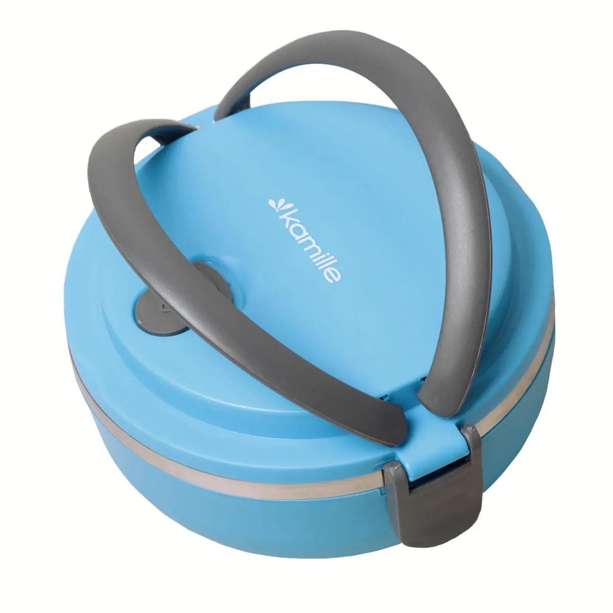 Ланч бокс Kamille KM-2105-BL 700 мл Блакитний - фото 3 Ланч бокс Kamille KM-2105-BL 700 мл Блакитний - фото 3