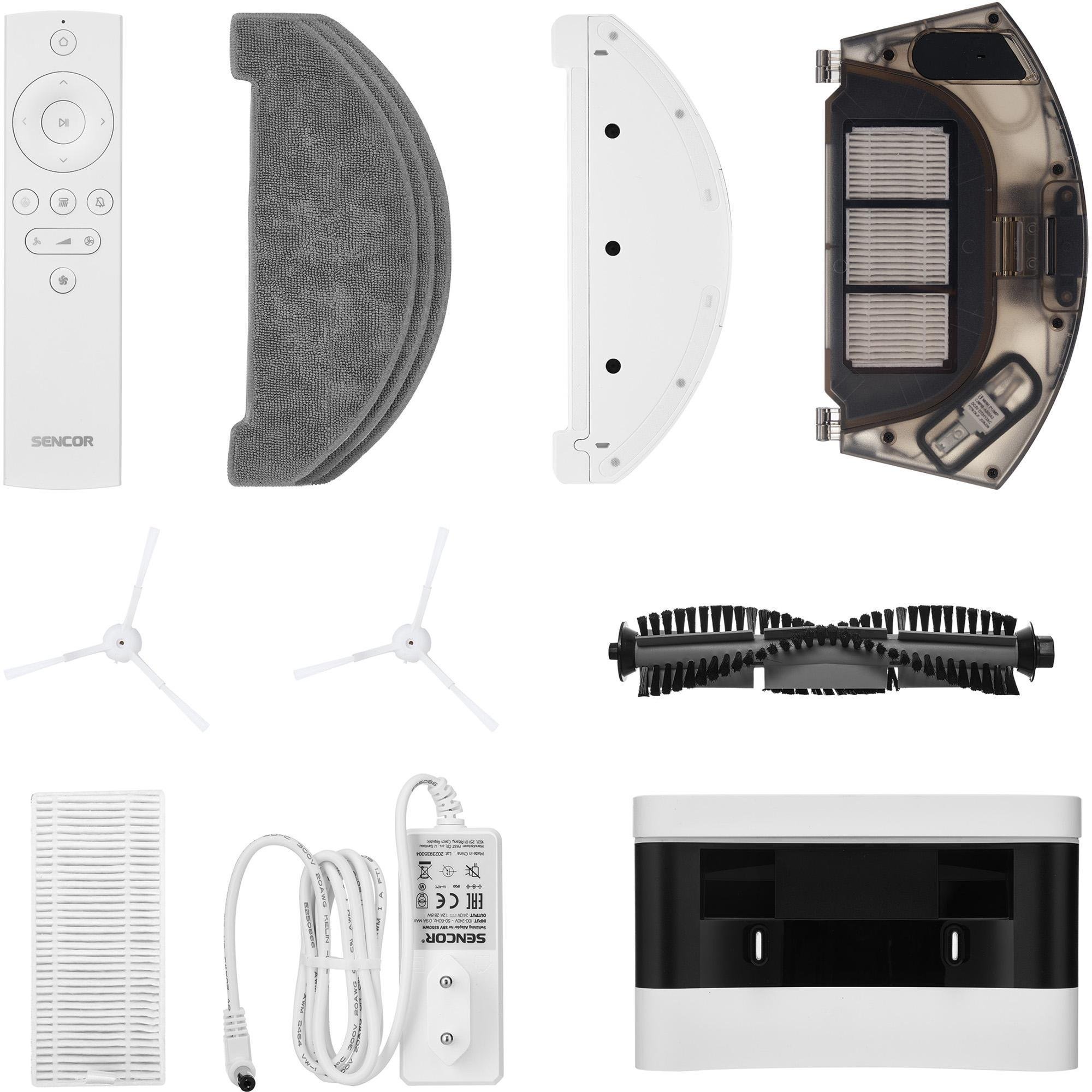 Робот-пилосос Sencor вологе прибирання 400 Вт Білий (ERC-SRV9350WH) - фото 8