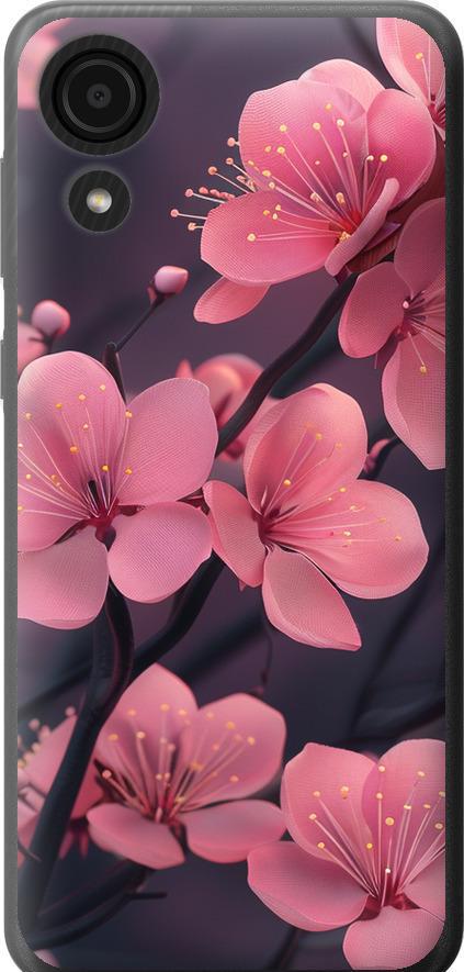 Чехол на Samsung Galaxy A03 Core A032F Пурпурная сакура (6075u-2539-42517) Чехол на Samsung Galaxy A03 Core A032F Пурпурная сакура (6075u-2539-42517)