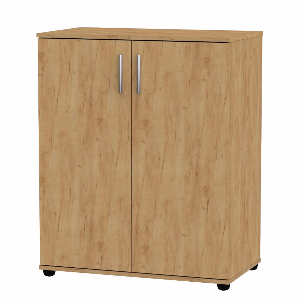 Комод Компаніт з 2 дверцятами 80,4х44,8х98,6 см Дуб крафт золотий (26920907) - фото 1 Комод Компаніт з 2 дверцятами 80,4х44,8х98,6 см Дуб крафт золотий (26920907) - фото 1