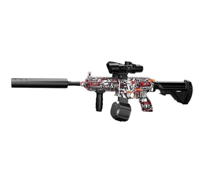 Автомат стреляет орбизами/аккумулятор 37V/USB-кабель/глушитель Multicolor (161521)