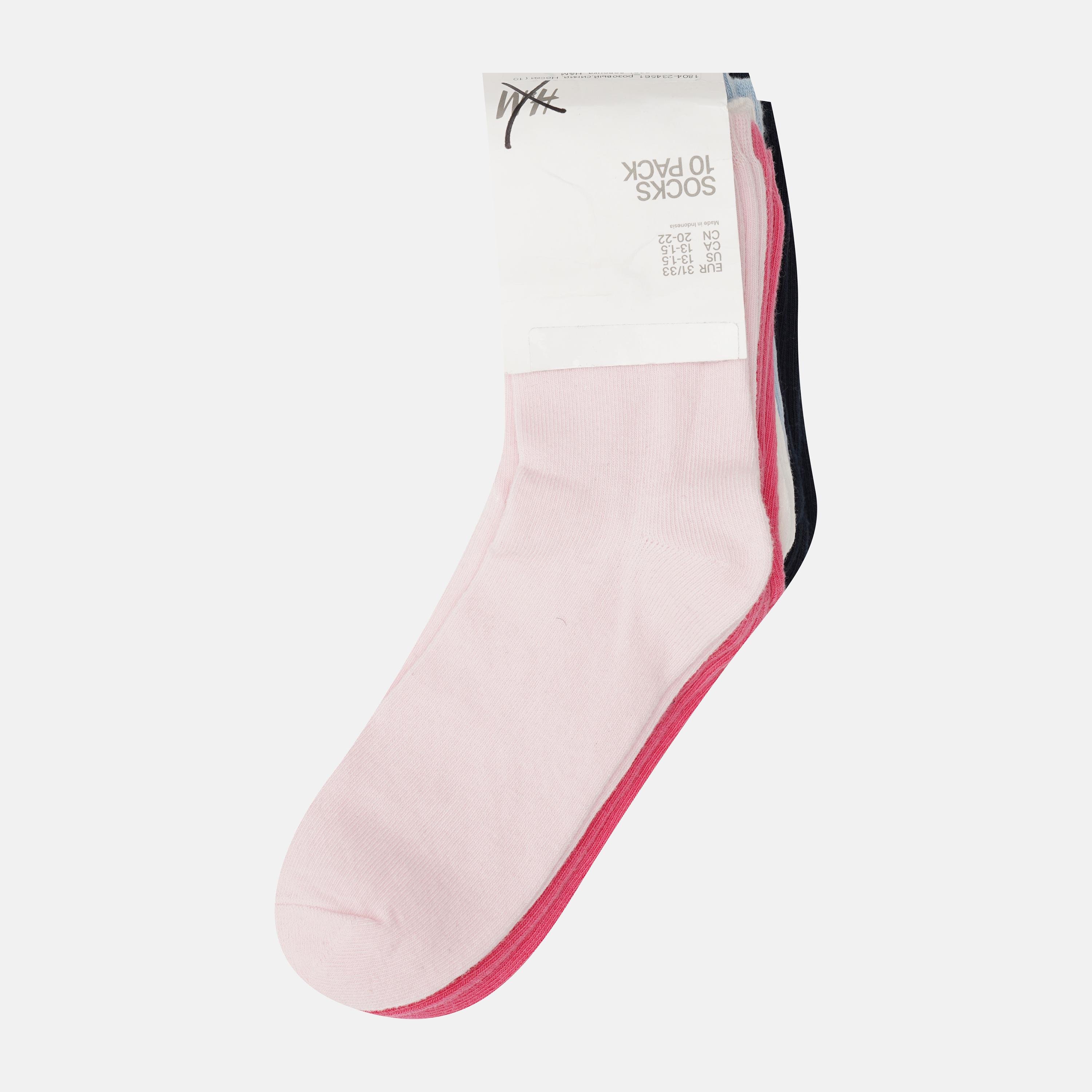 Носки H&M р. 25-27 10 пар Розово-синий (1804234561)