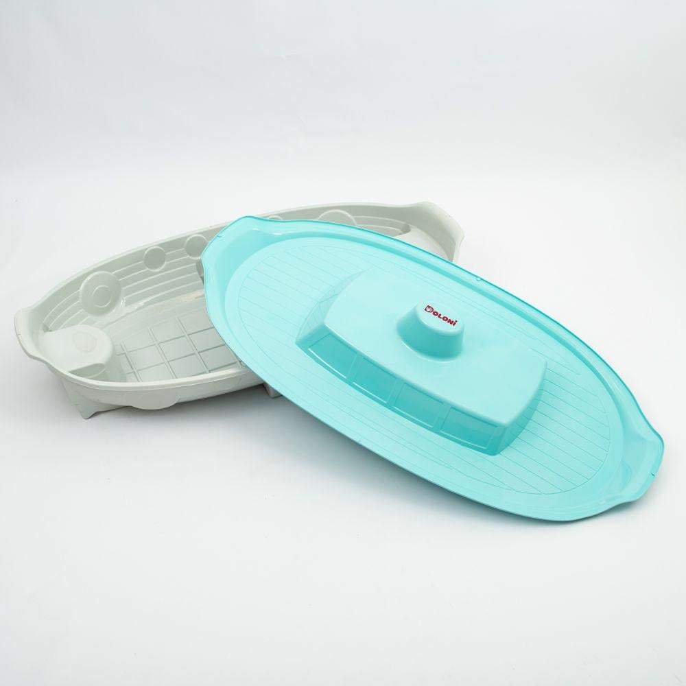 Детская песочница Doloni Кораблик Серо-бирюзовый (26791153)