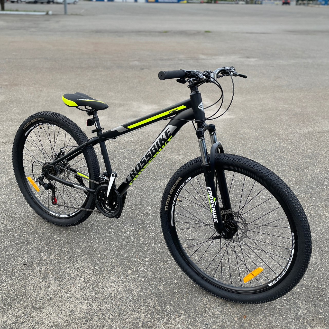 Велосипед Cross Bike Storm 27,5" 19,5" Чорний/Жовтий (99b64785) - фото 7
