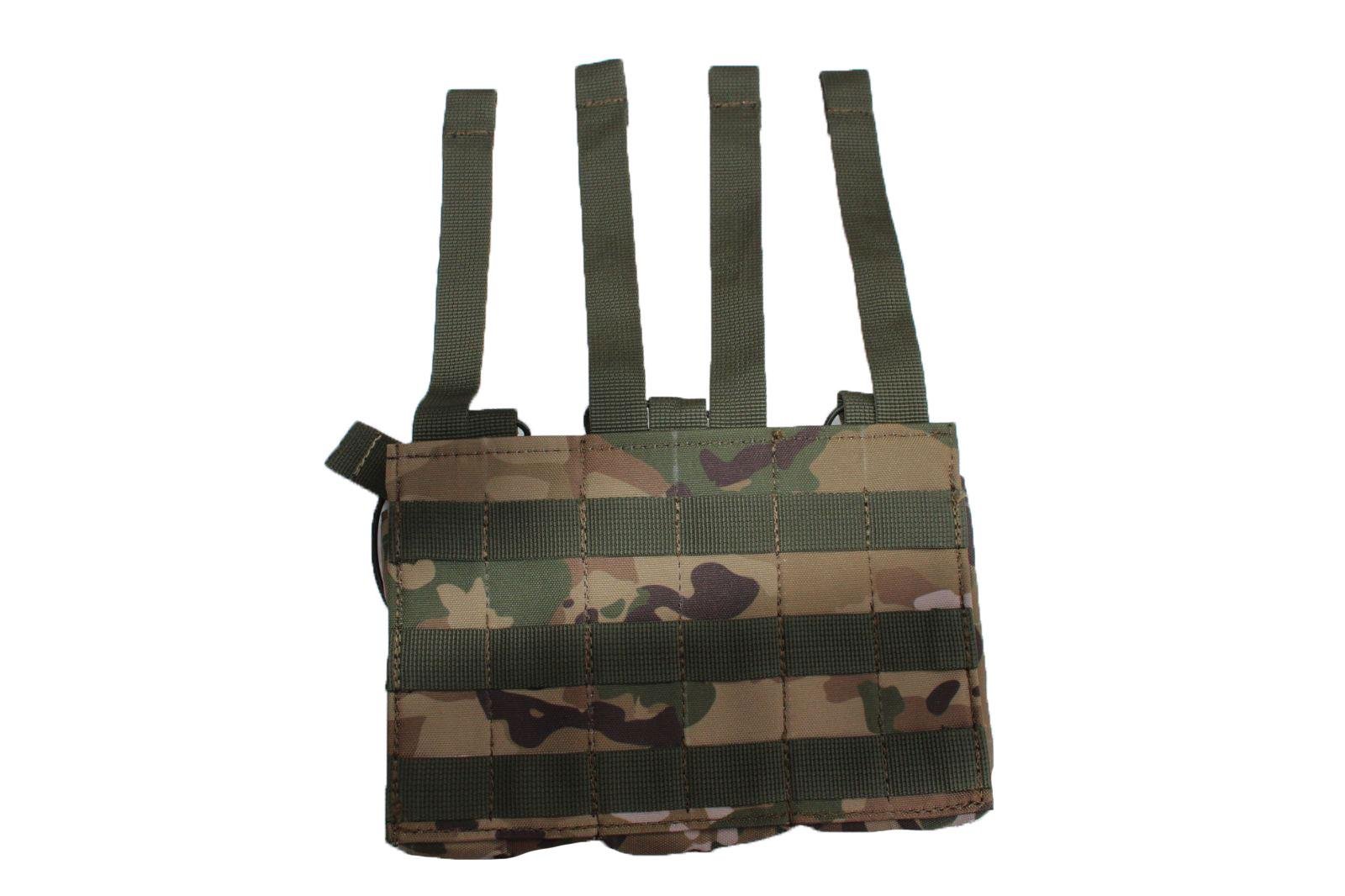 Підсумок під 3 магазини Defender відкритий Oxford/Cordura 600D на MOLLE Мультикам (3577642)