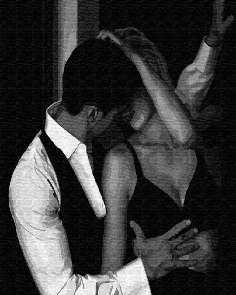 Картина за номерами Brushme В обіймах пристрасті (GX34208)